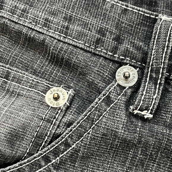 VTG Jeanuin Bleu Loose Baggy Acid Wash Jeans Gray Denim 40x34 (41x33) Y2K - Picture 6 of 13